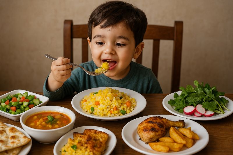 رابطه شدت لکنت و تغذیه