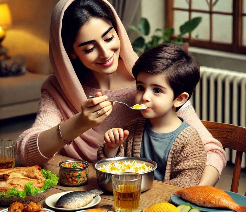 چه غذا هایی باعث رشد سریع تر گفتار کودک میشود؟